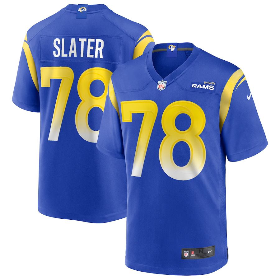 Men Los Angeles Rams #78 Jackie Slater Nike Royal Game Retired Player NFL Jersey